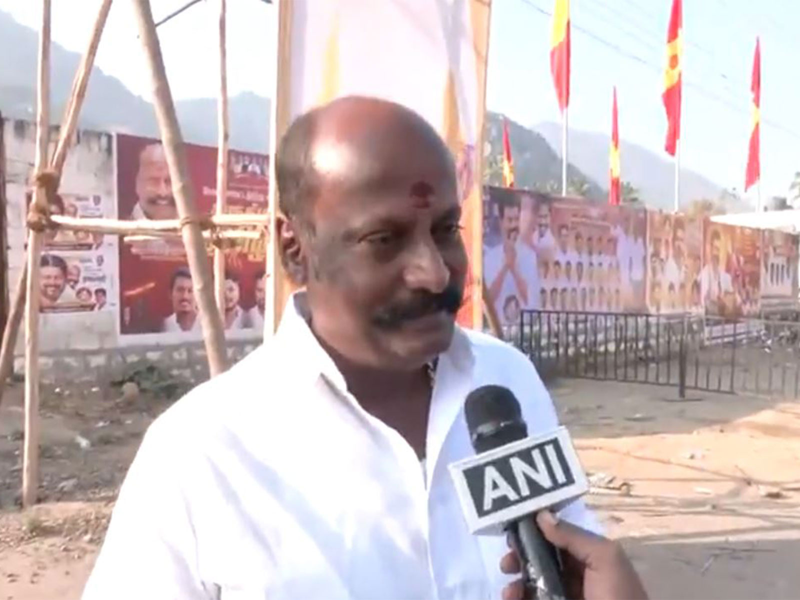 TVK Salem district secretary Parthiban (Photo/ANI)