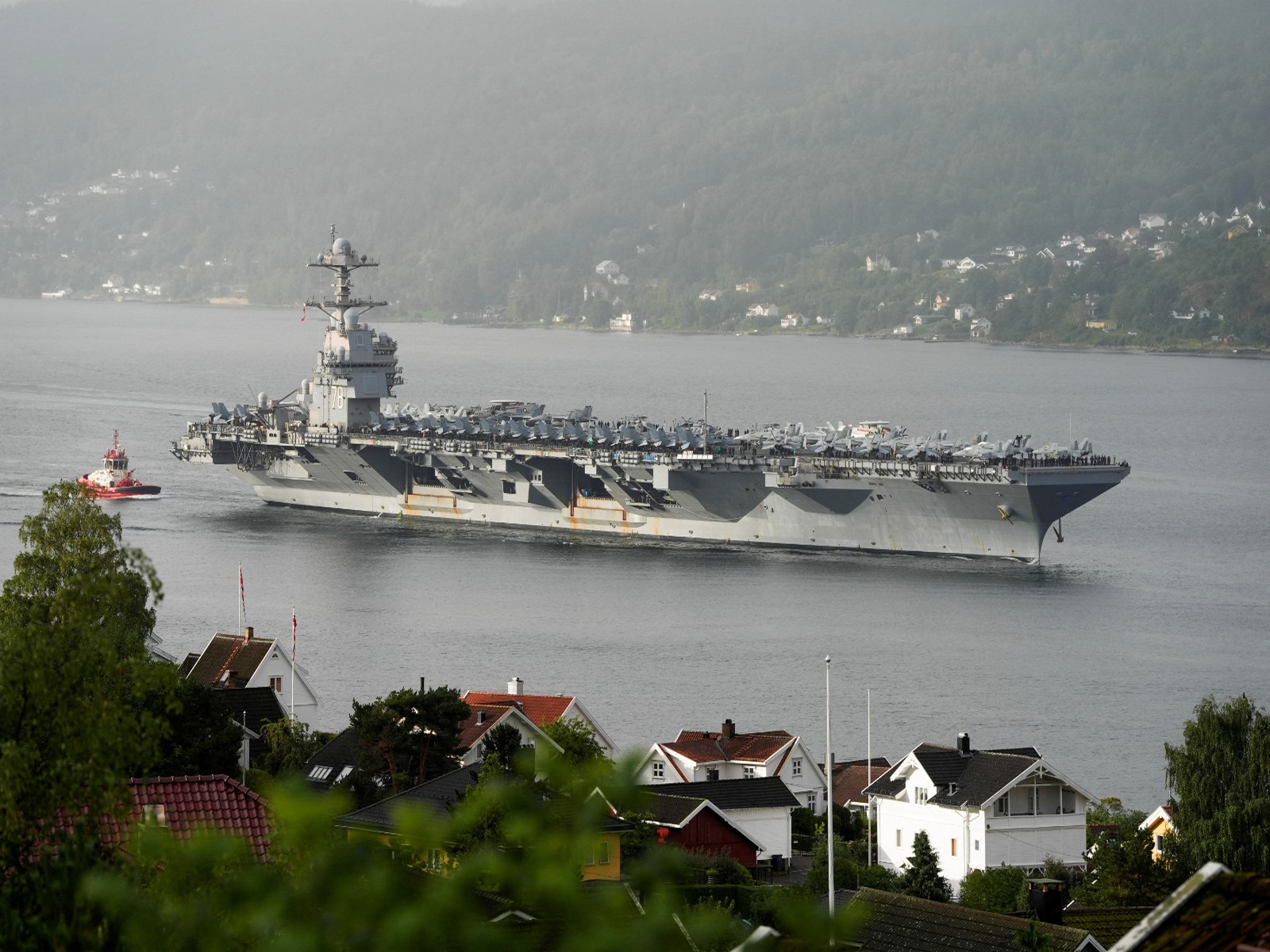 A file photo of the USS Gerald Ford (Photo/Reuters)
