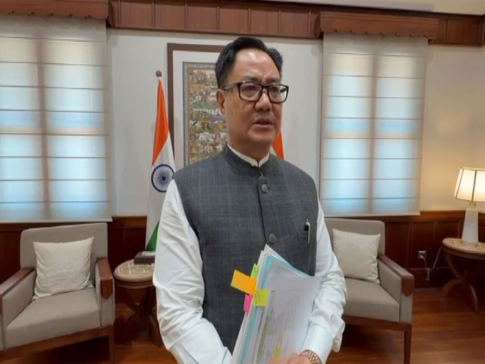 Union Parliamentary Affairs Minister Kiren Rijiju (Photo/KirenRijijuOffice)