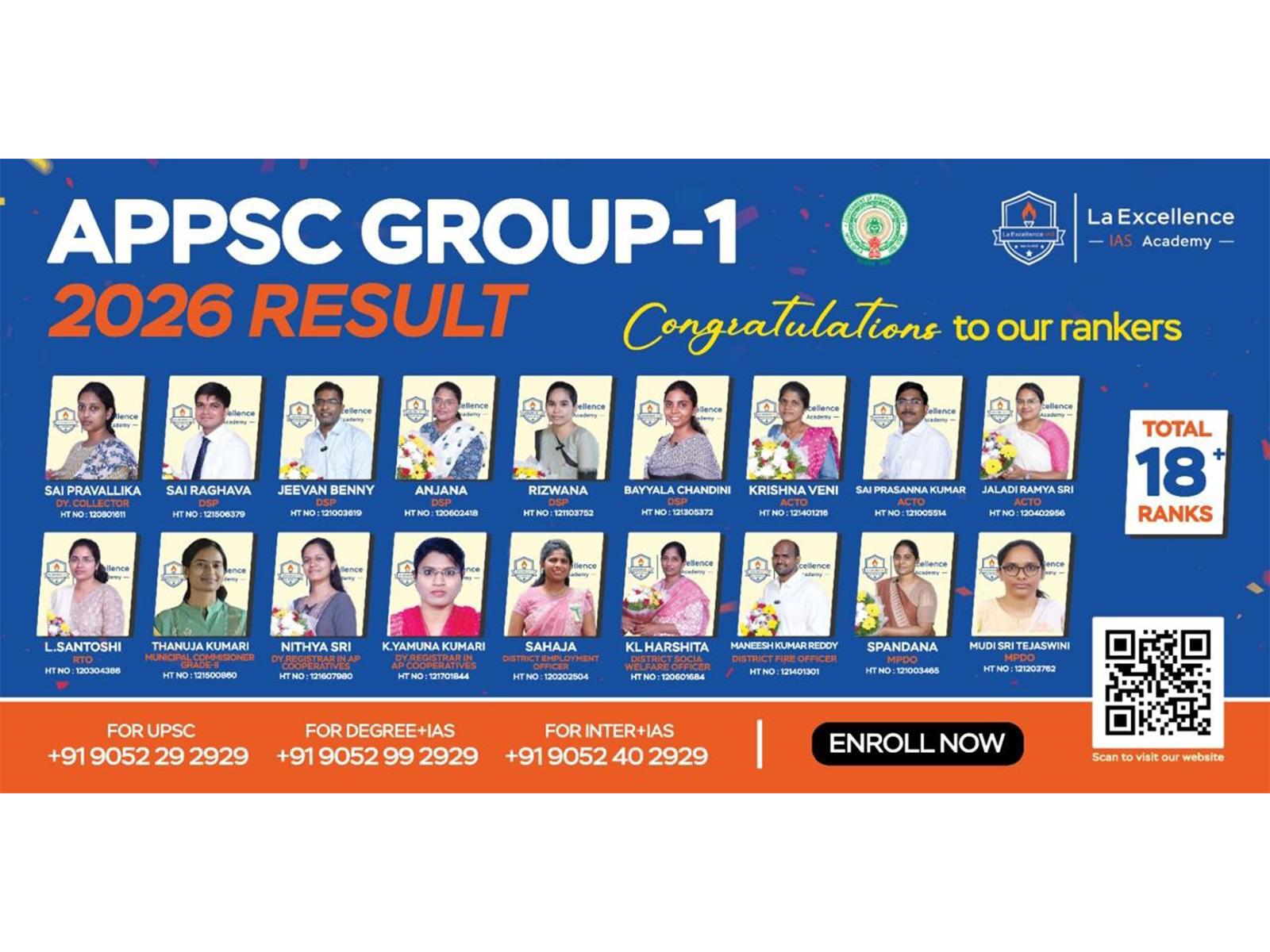 La Excellence IAS Academy Announces Admissions Open for 2026-27 Academic Year for Inter + IAS, Degree + IAS and Integrated Competitive Programs