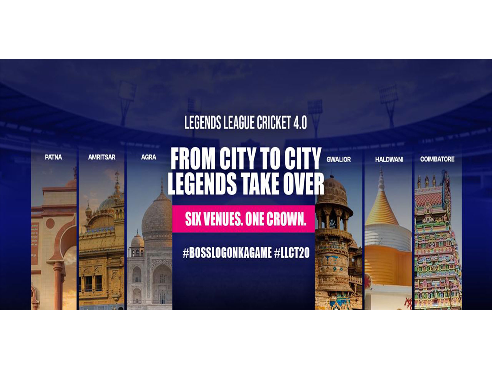 Legends League Cricket announces six-city tour for season 4. (Photo/LLC)