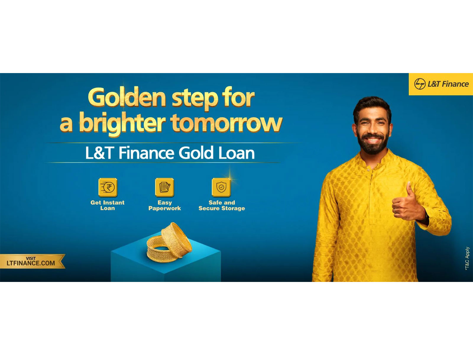 Visit our website to avail of the L&T Finance Gold Loan