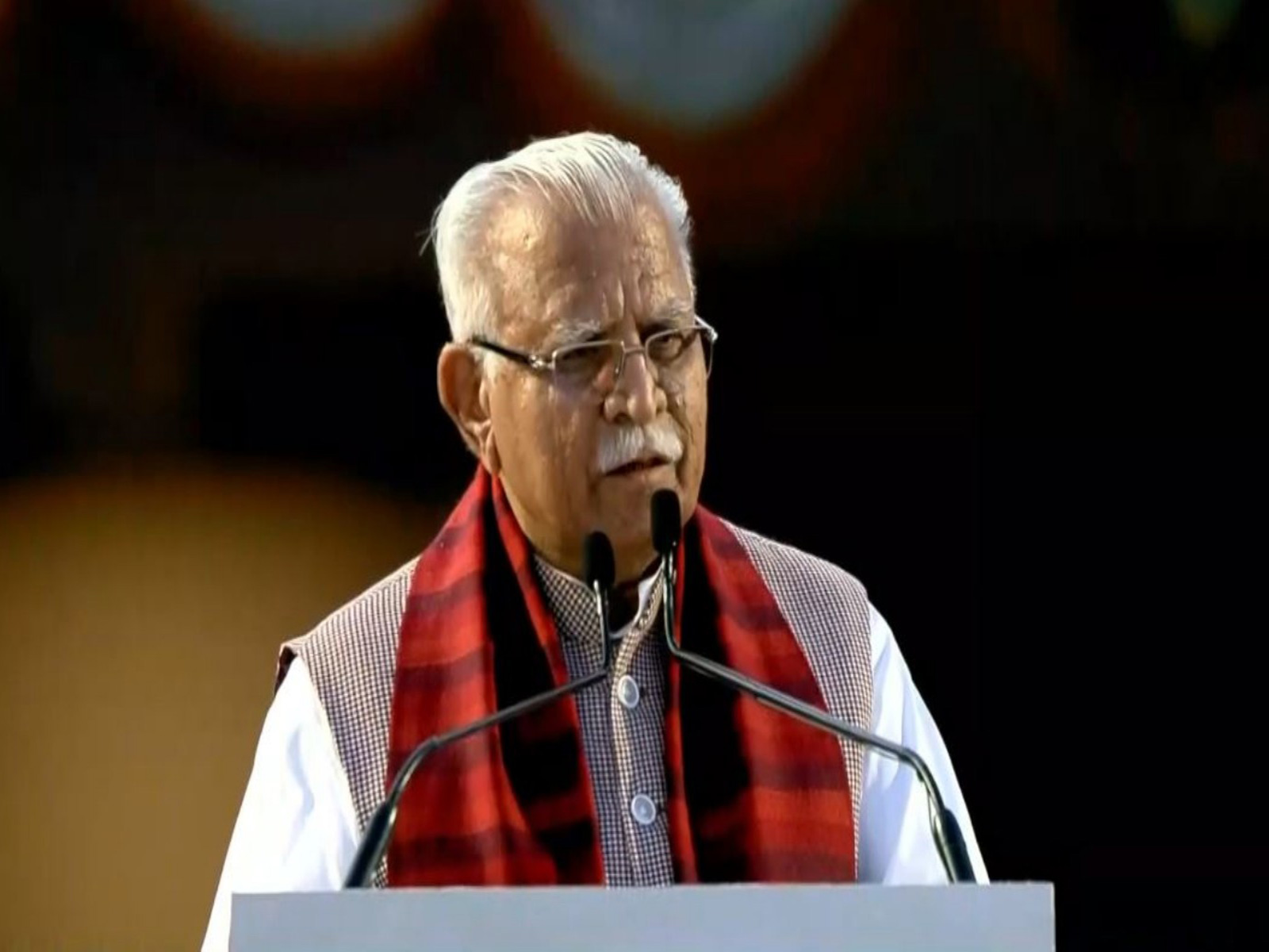 Union Minister for Housing and Urban Affairs Manohar Lal Khattar (Photo/ANI)