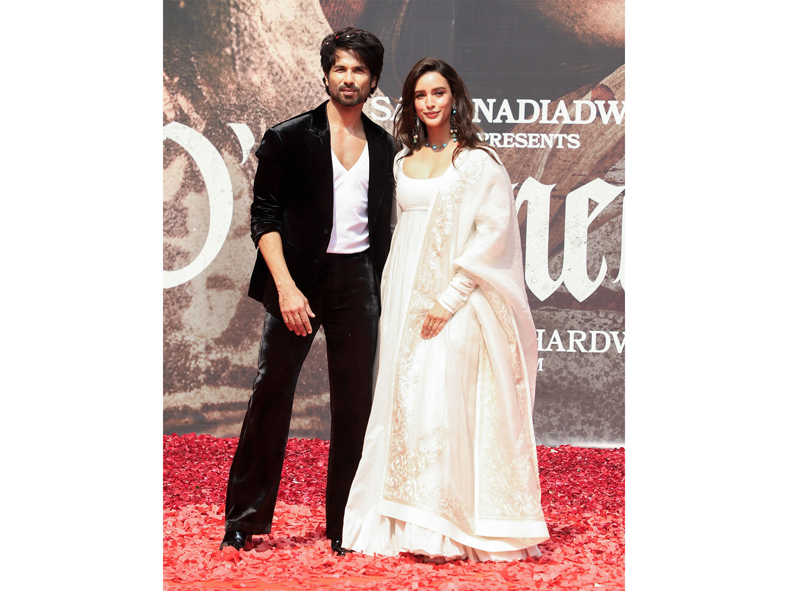 Actors Triptii Dimri and Shahid Kapoor (Image source: ANI)