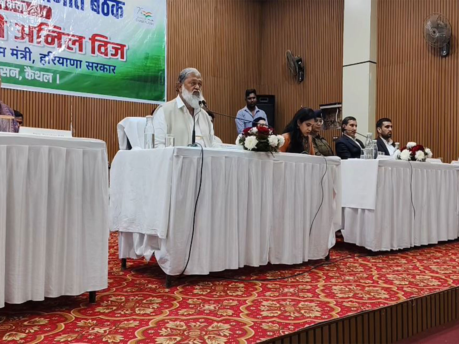 Haryana Cabinet Minister Anil Vij (Photo/ANI)