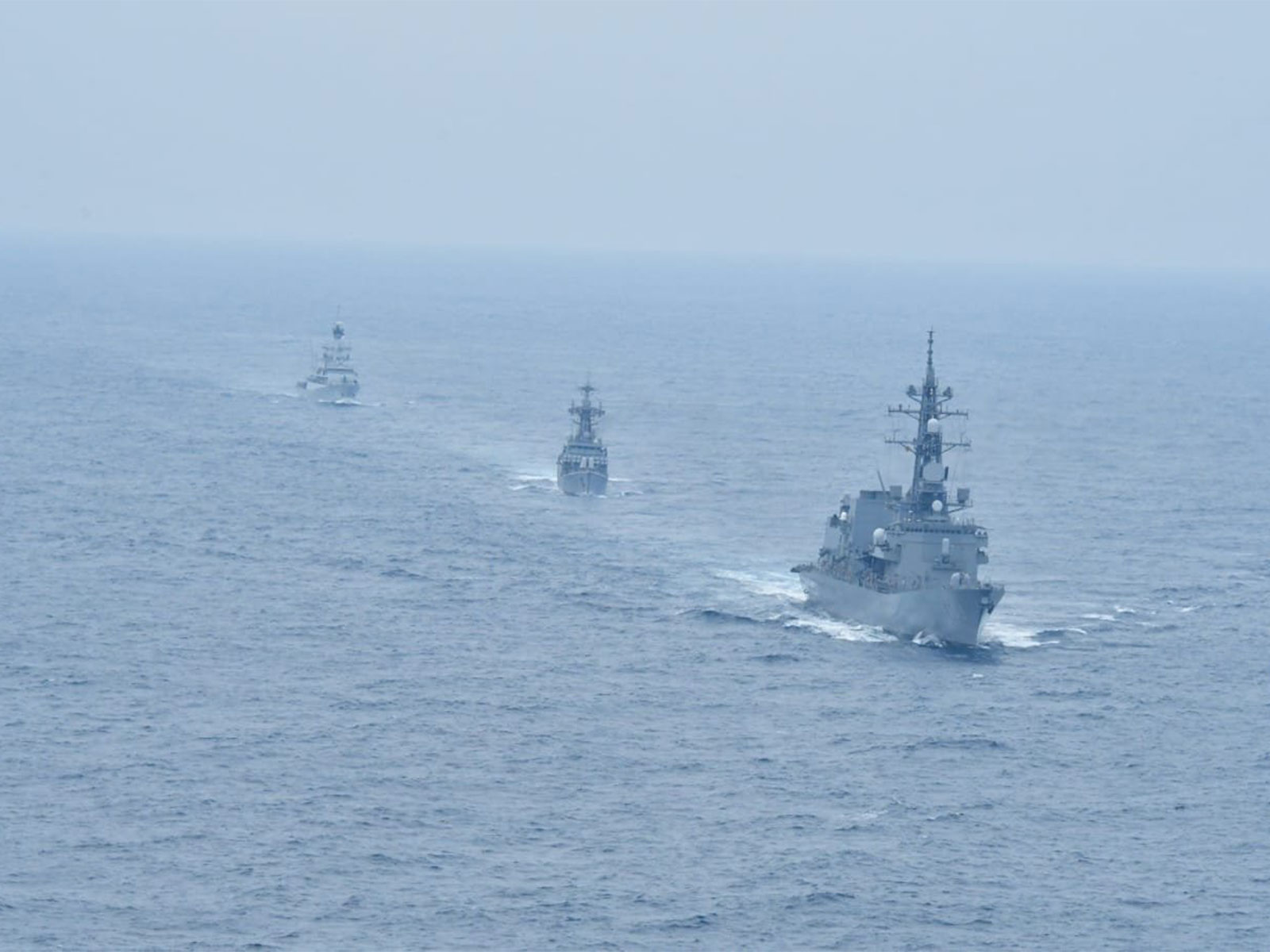 India, Japan, Indonesia conduct trilateral naval exercise in Andaman Sea (Photo/X@indiannavy)