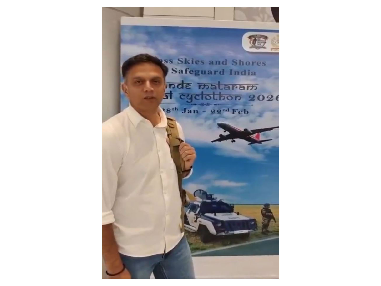 Rahul Dravid (Photo: X/ @CISFHQrs)