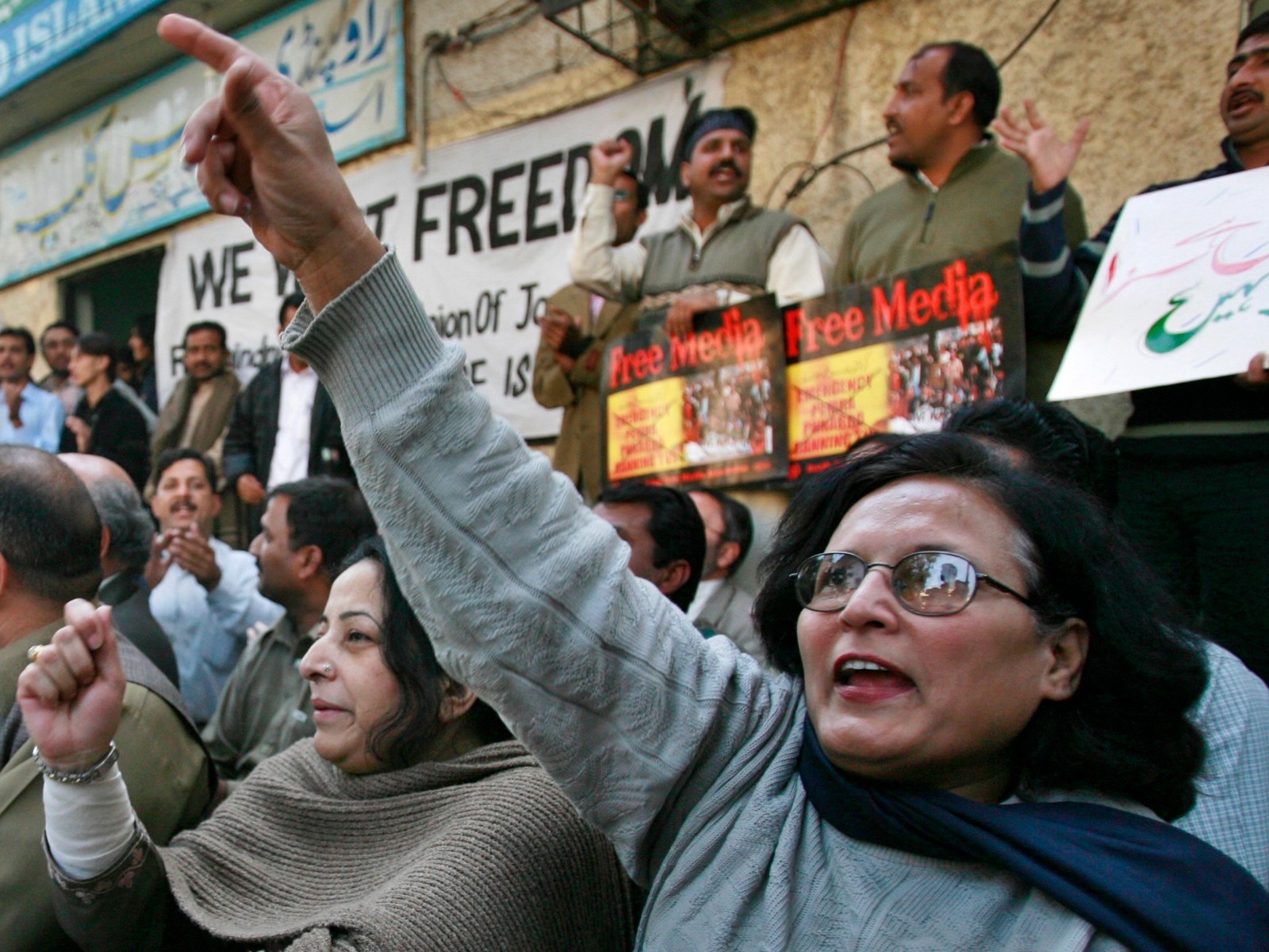 Journalists protesting in Pakistan (File Photo/Reuters)
