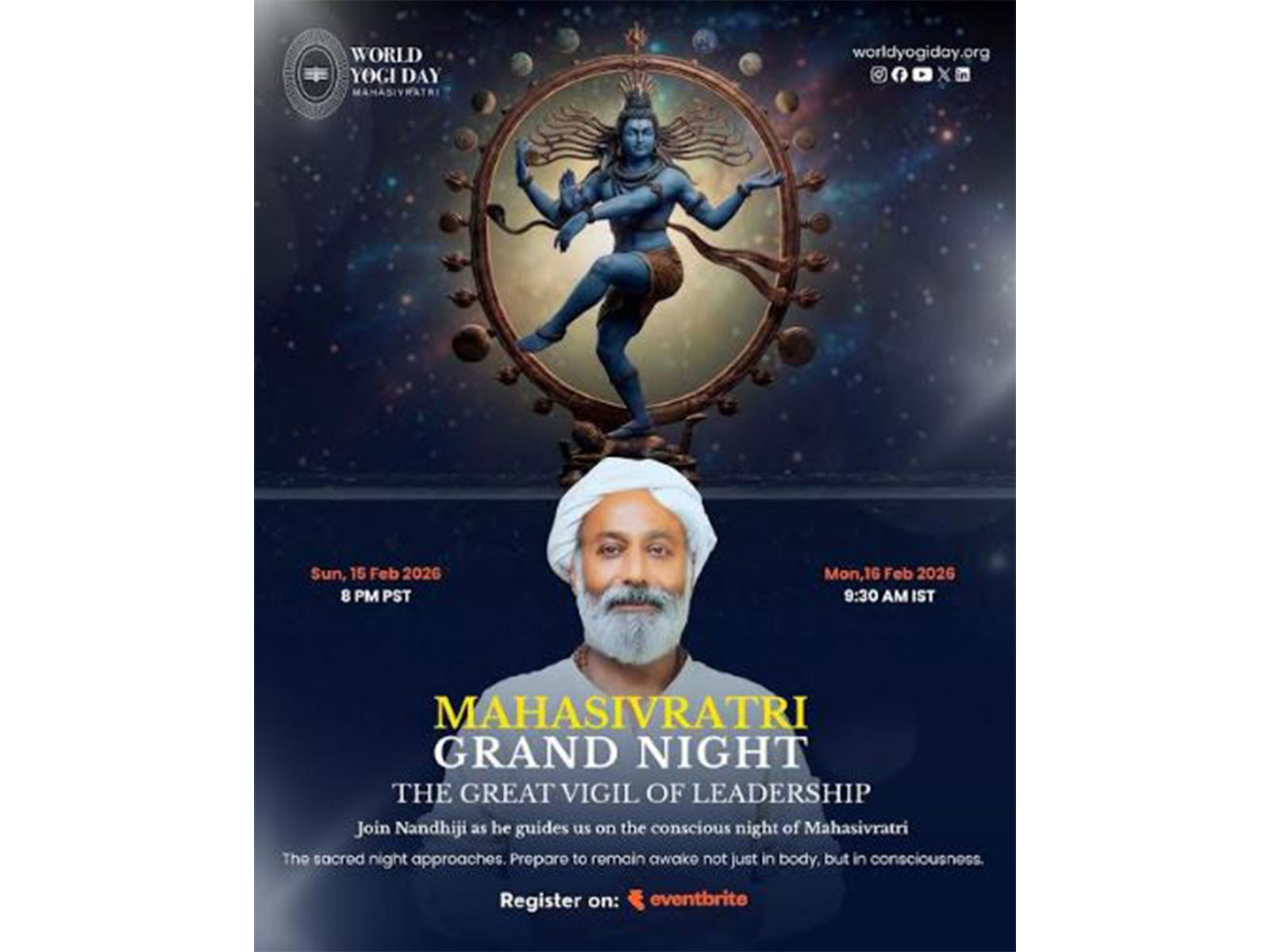 Maha Sivratri 2026 - Leadership Of Consciousness