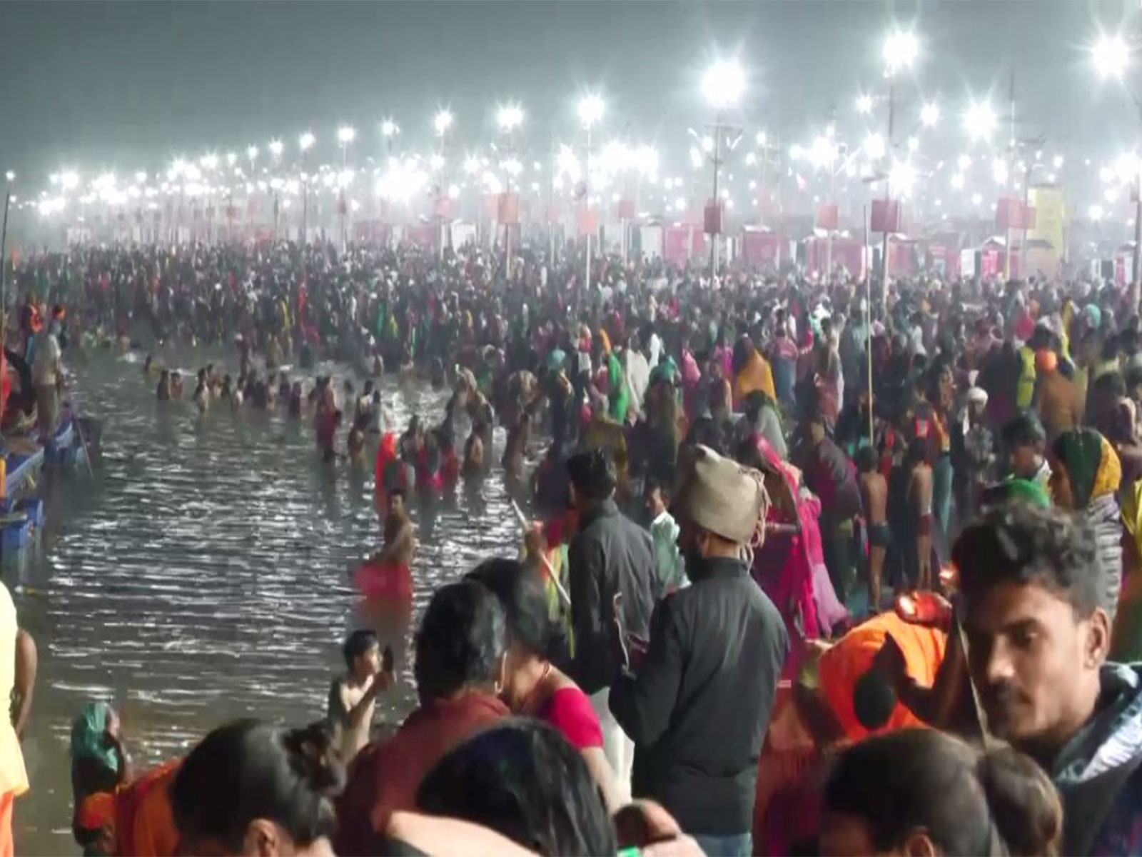 Visual from Prayragraj (Photo: ANI) 