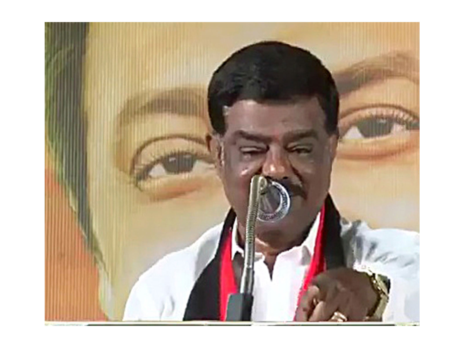 DMK's speaker Sivaji Krishnamurthy (File Photo/ANI)