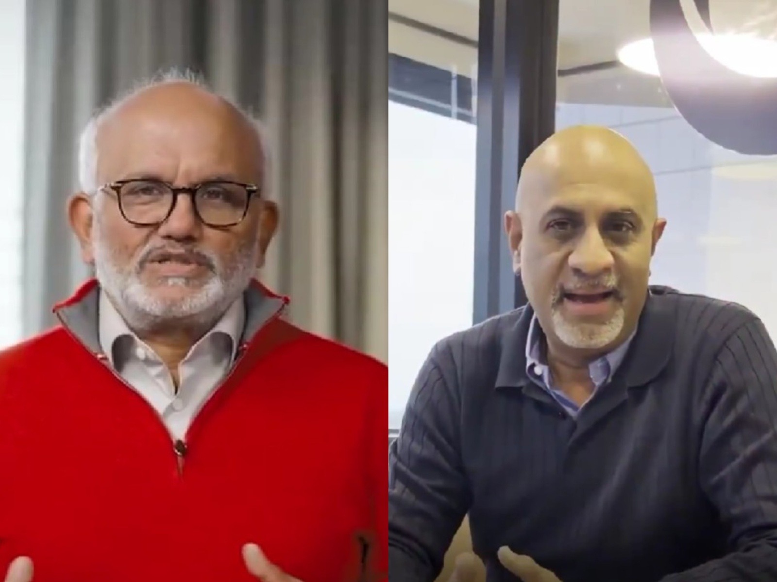 Adobe CEO Shantanu Narayen, Raj Koneru, Founder & CEO Kore.AI  (Photo/Courtesy @IndianEmbassyUS)