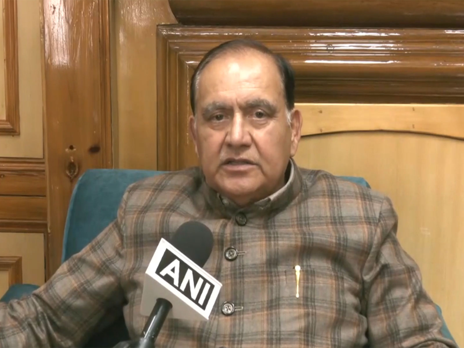 Himachal Pradesh Assembly Speaker Kuldeep Singh Pathania (Photo/ANI)