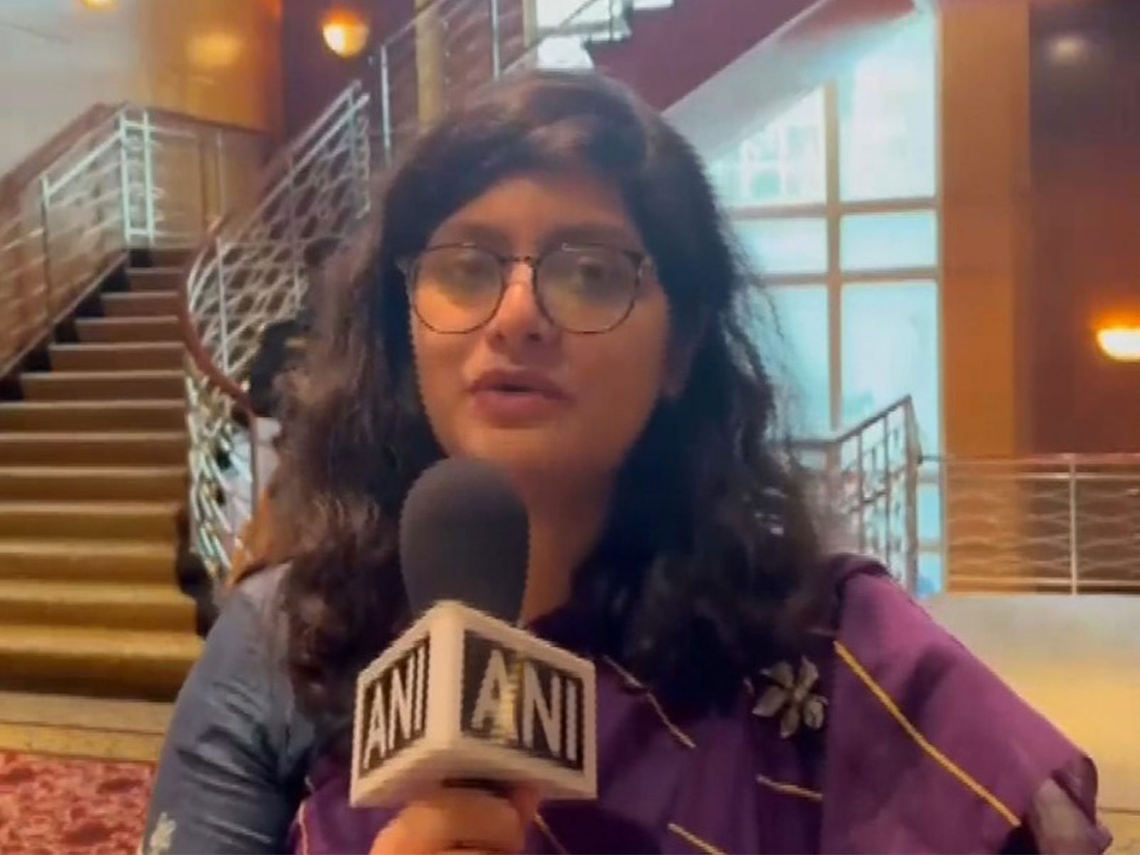 Member of the Forum for Women's Political Rights and Research Fellow at Aarshi Trust, Nafisa Raihana (Photo/ANI)