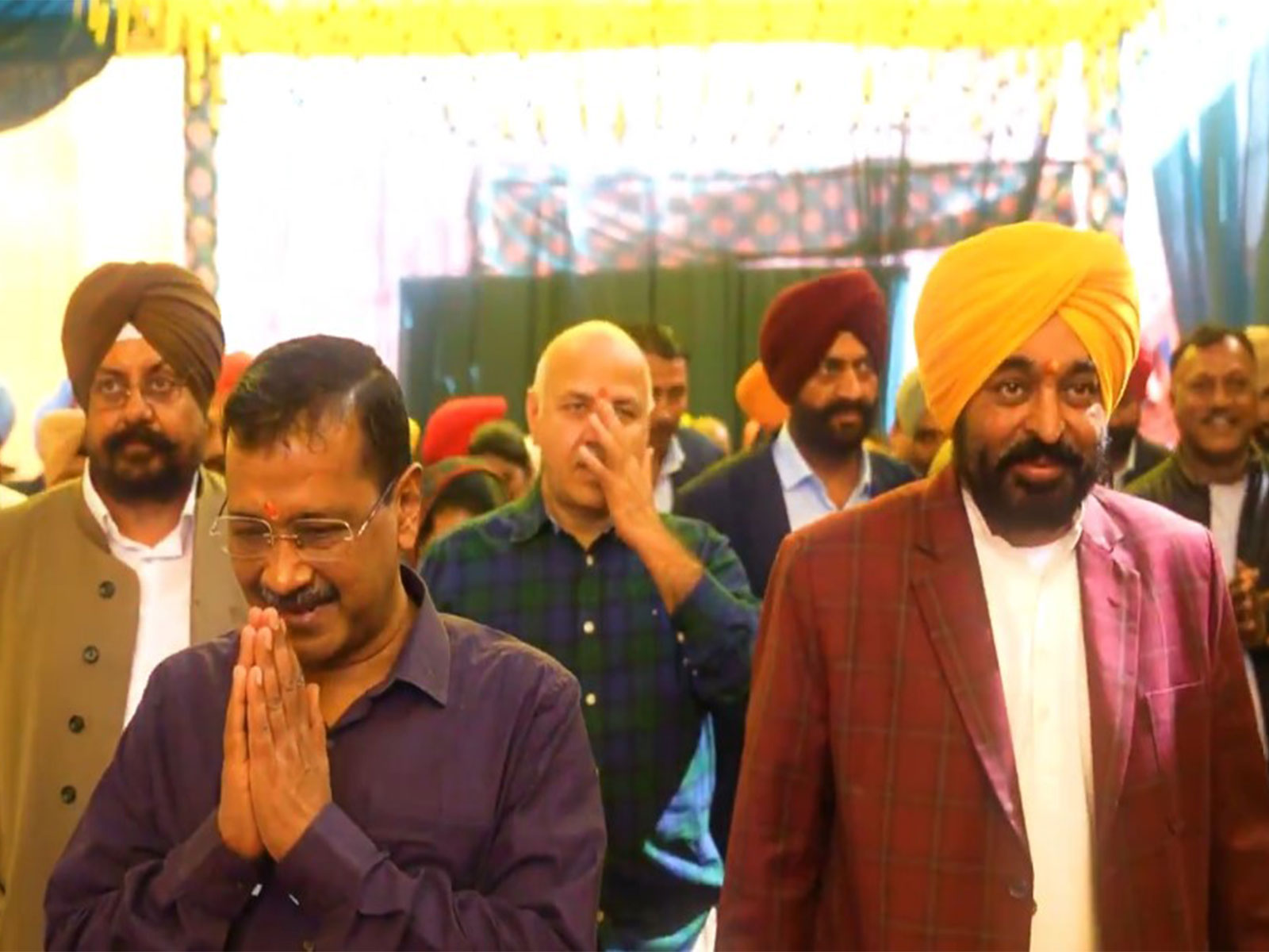  Aam Aadmi Party National Convenor Arvind Kejriwal and Punjab Chief Minister Bhagwant Mann (Photo/X@ArvindKejriwal)
