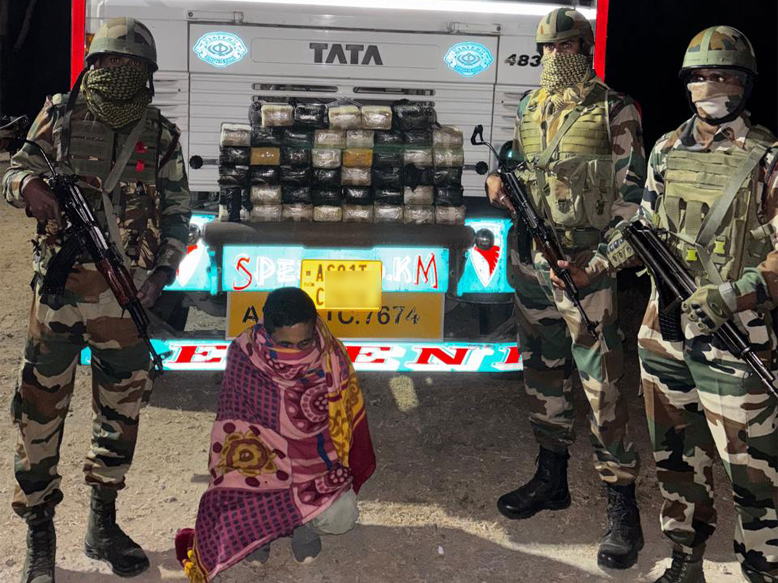 Yaba tablets seized during joint Assam Rifles-DRI operation in Tripura (Photo/Assam Rifles)