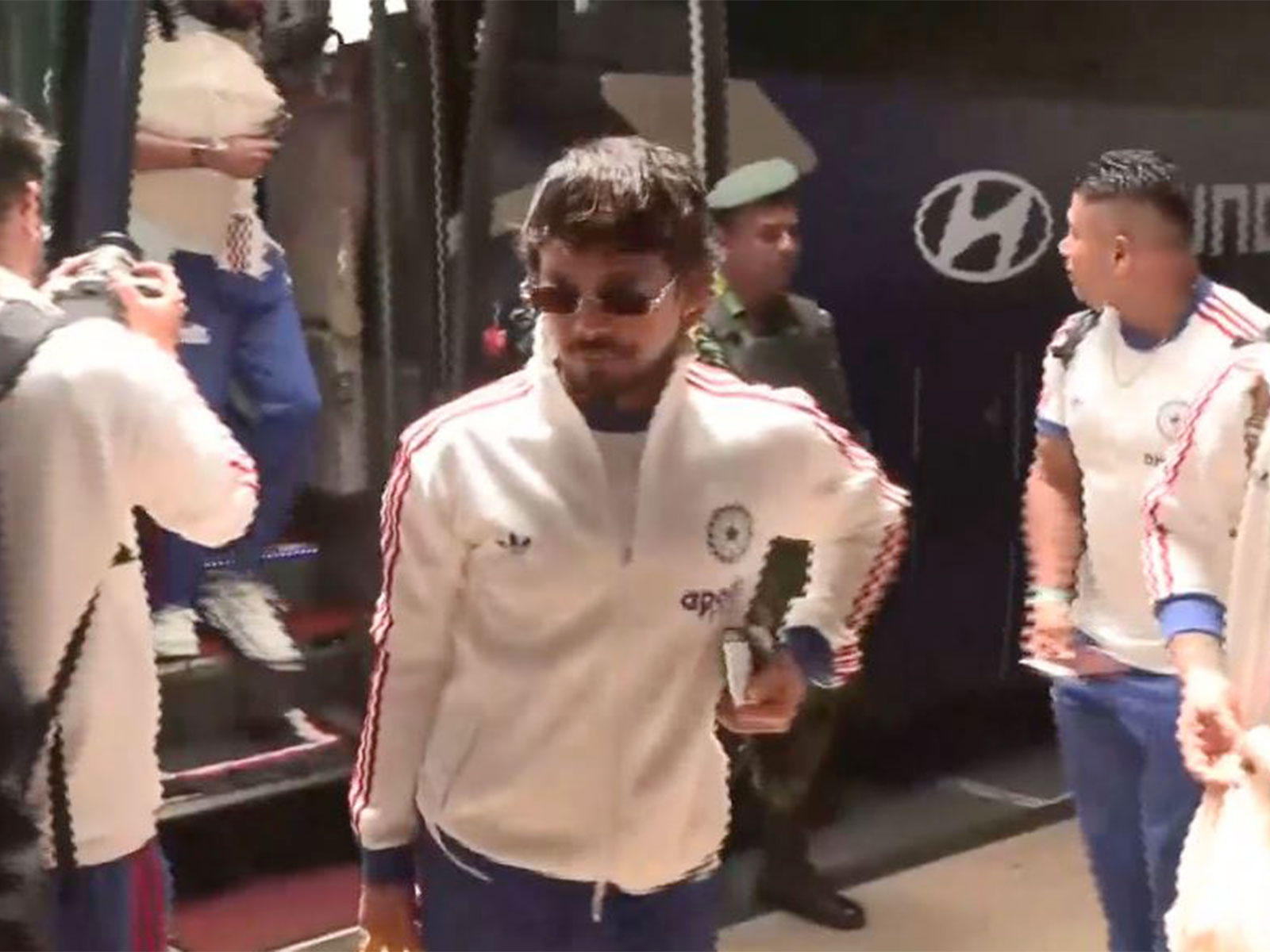 Indian cricket team at Colombo airport. (Photo/ANI)