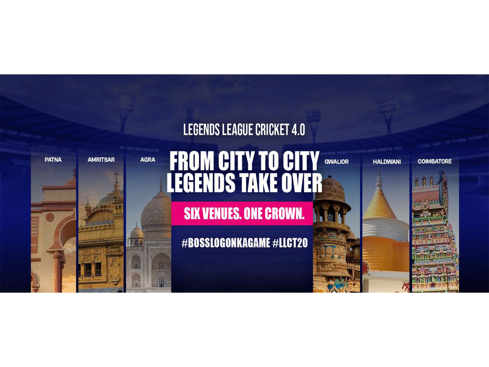 Legends League Cricket announces six-city tour for season 4. (Photo/LLC)