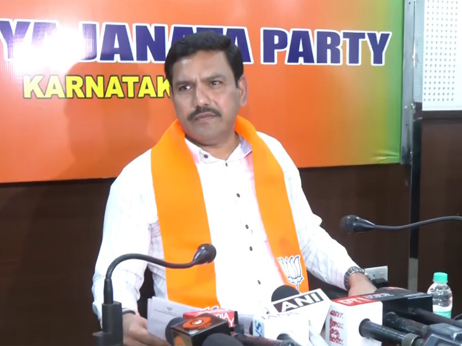 Karnataka BJP president BY Vijayendra (Photo/ANI)