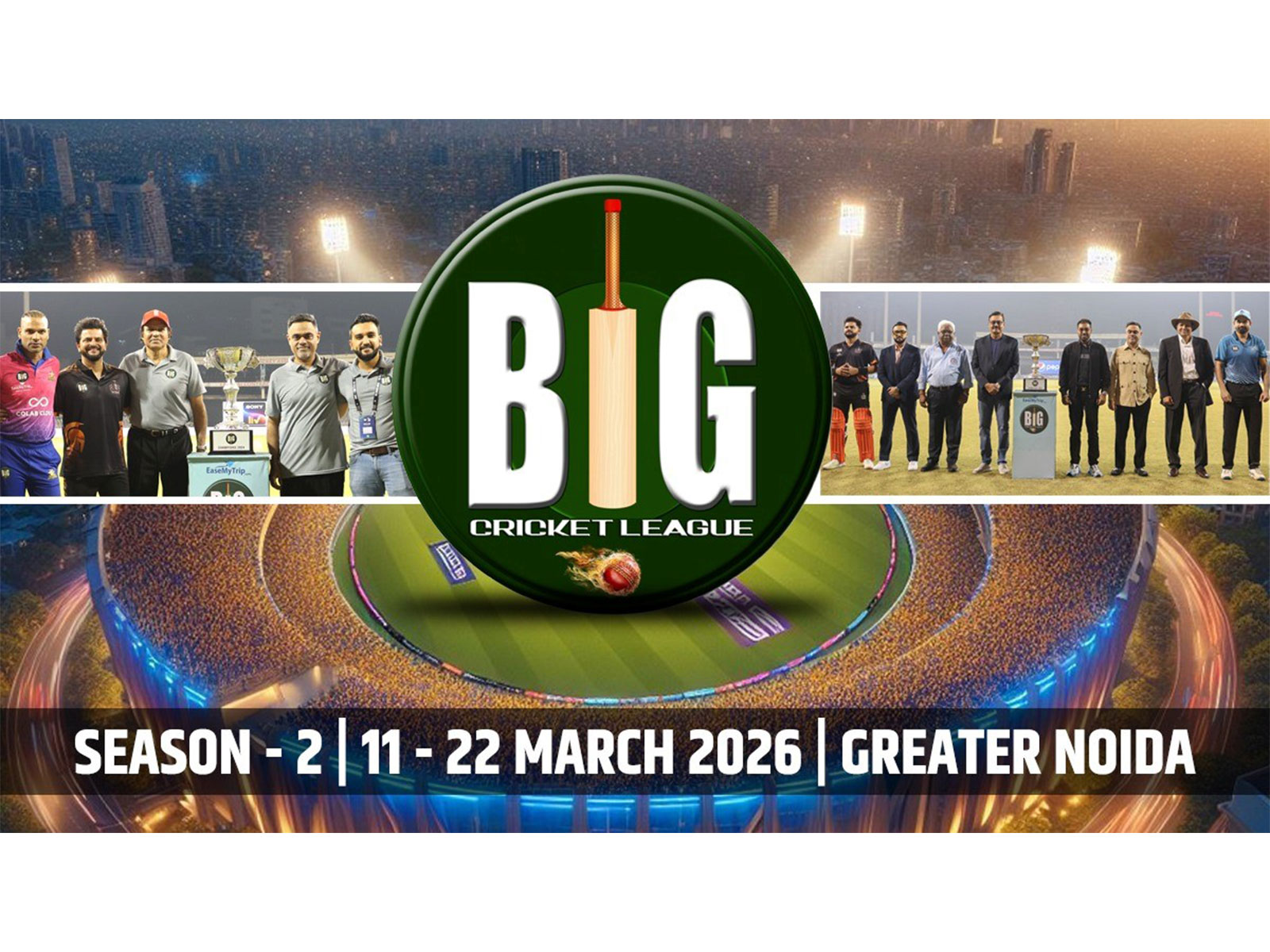 Greater Noida goes big! World's first Pro-Am league, the Big Cricket League gears up for its second season starting March 11