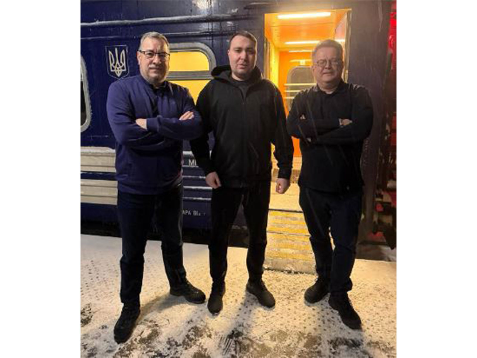 Ukrainian officials with Ukraine's Chief of Staff Kyrylo Budanov (Photo/Telegram@Kyrylo Budanov)