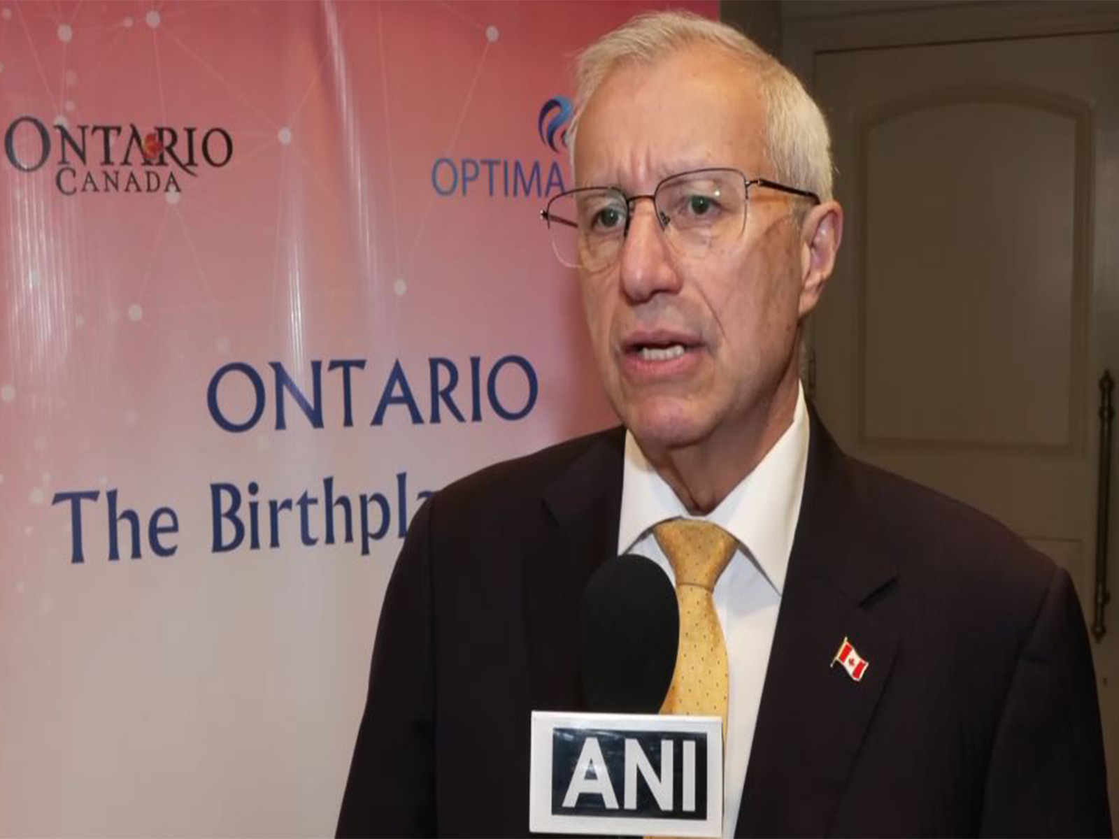 Canada's Ontario Minister of Economic Development, Job Creation & Trade, Victor Fedeli (Photo/ANI)