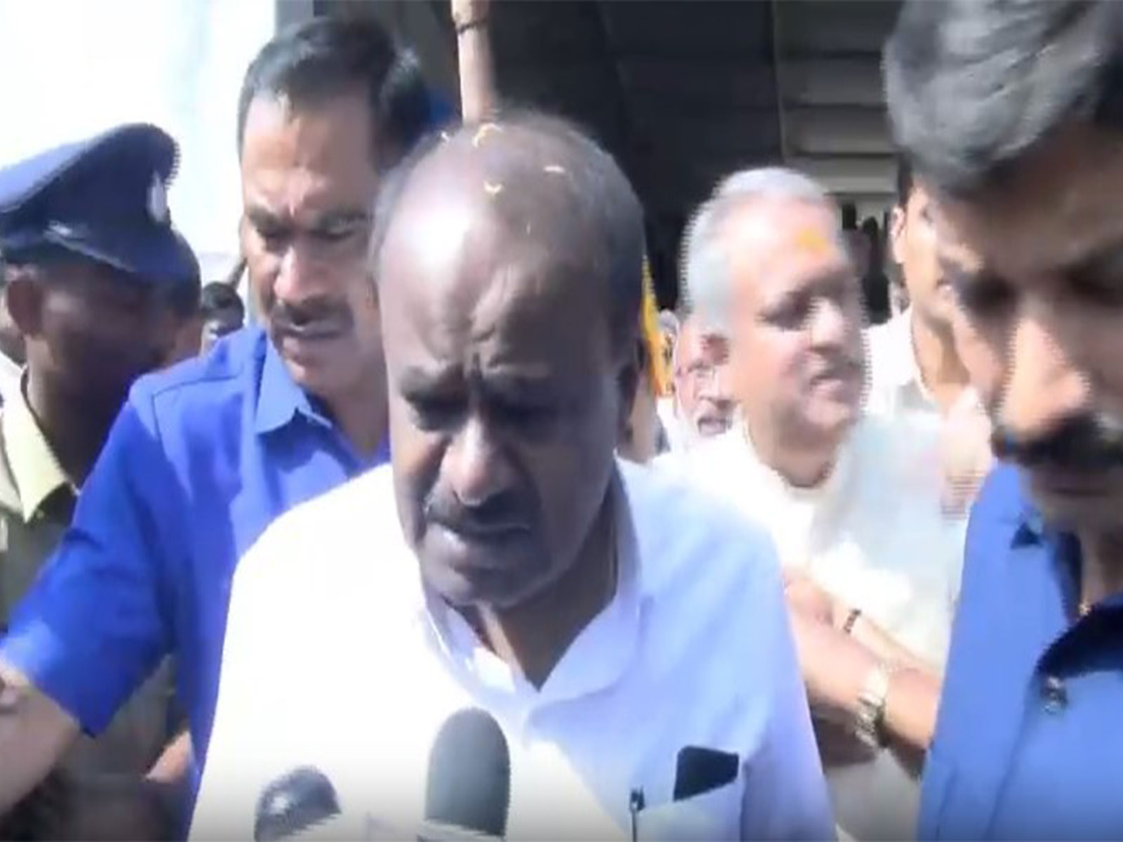 JD(S) leader H.D. Kumaraswamy (Photo/ANI)