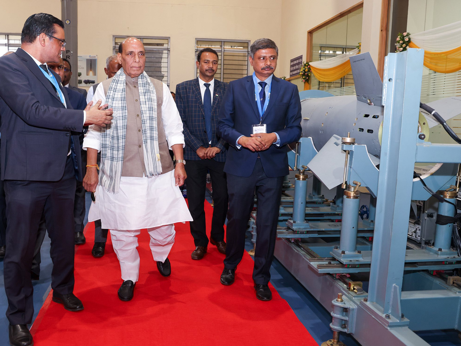 Defence Minister Rajnath Singh visited the Bharat Electronics Limited (BEL) facility in Bengaluru (Photo/X/@rajnathsingh)
