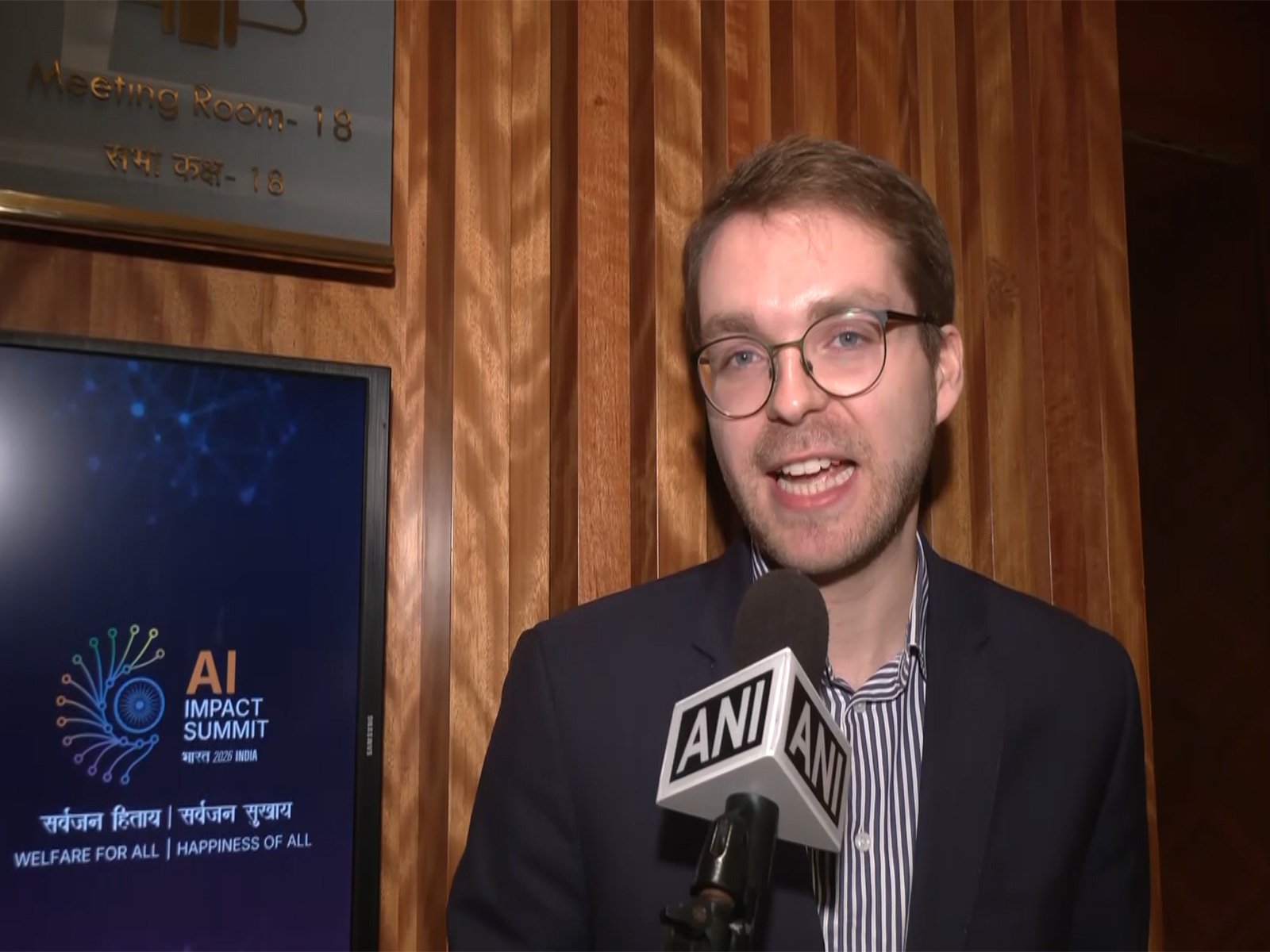 Raphael Leuner, Data Scientist and AI expert at German Federal Foreign Office (Photo/ANI)