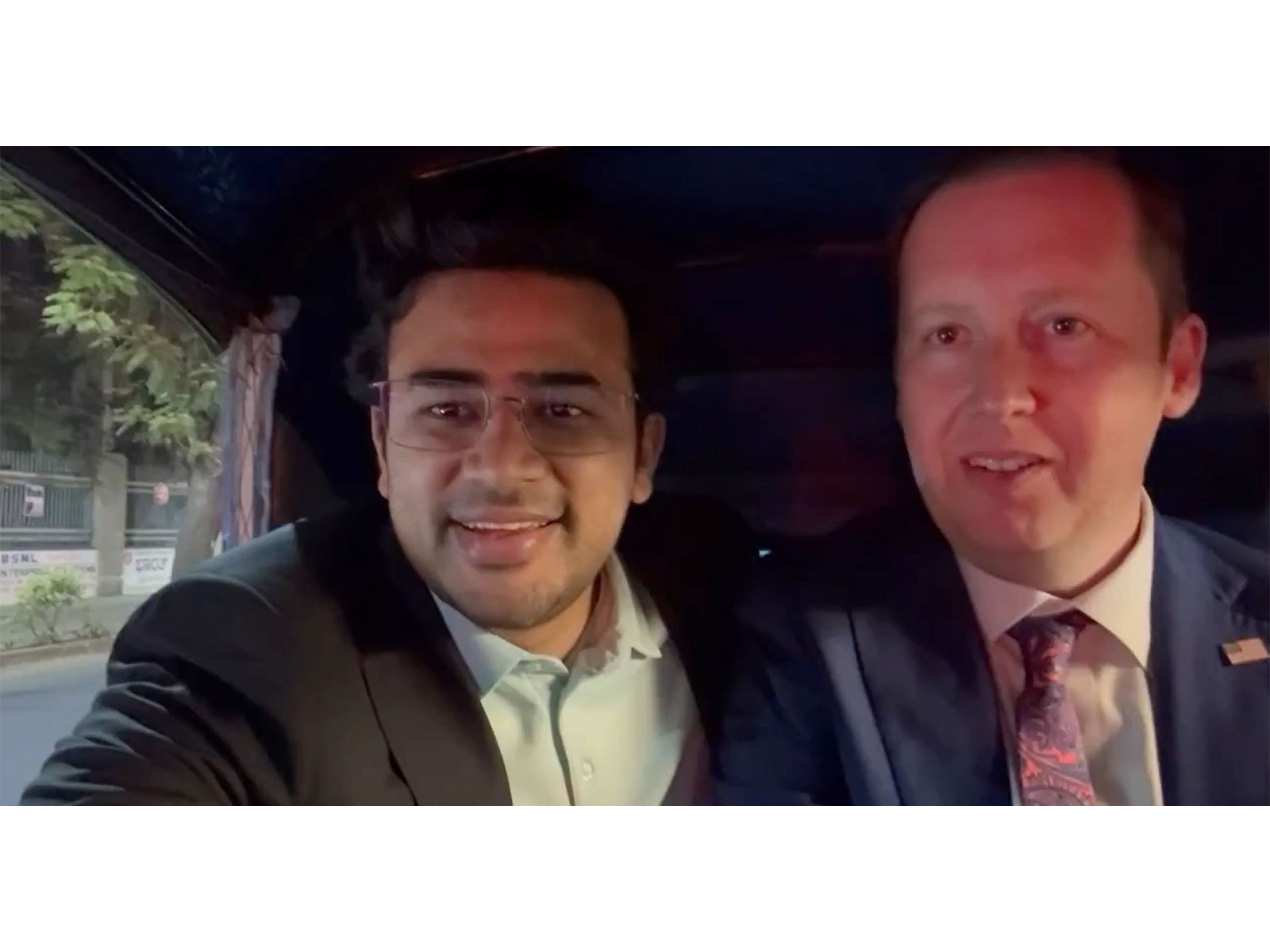 BJP MP Tejasvi Surya with US Ambassador to India Sergio Gor (Photo/X/@Tejasvi_Surya)