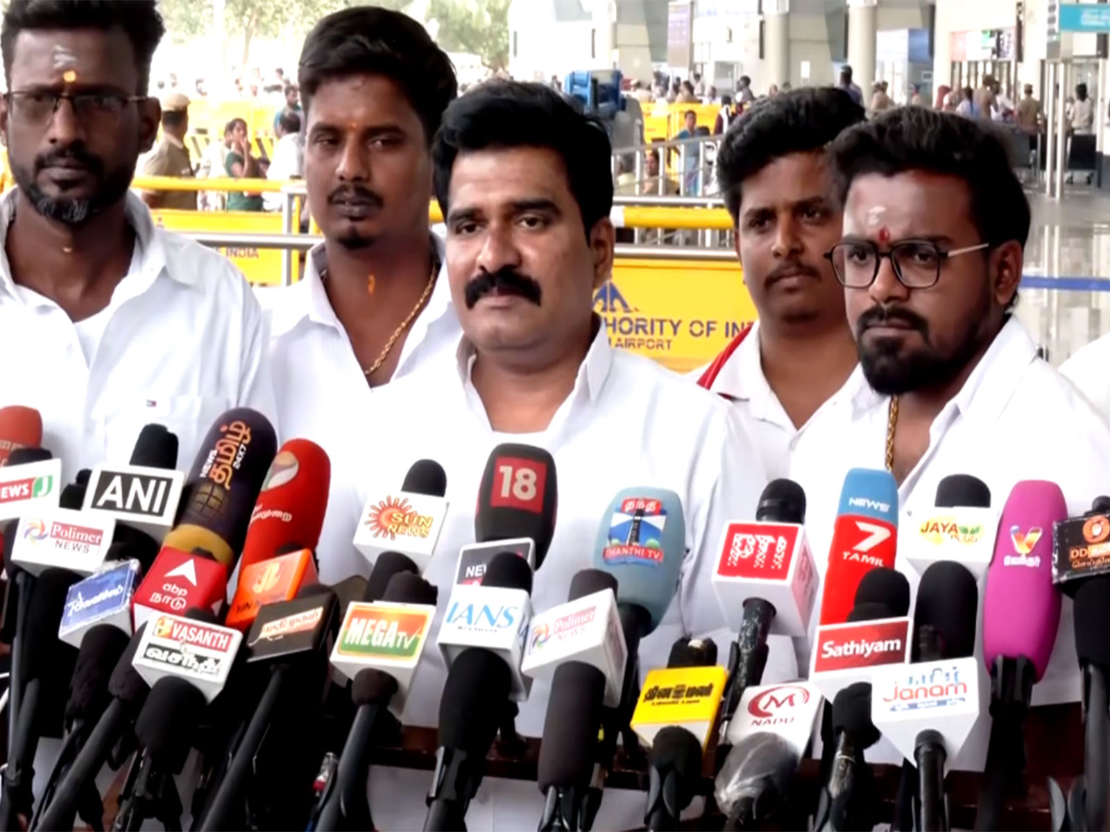 TVK joint general secretary CTR Nirmal Kumar (Photo/ANI)