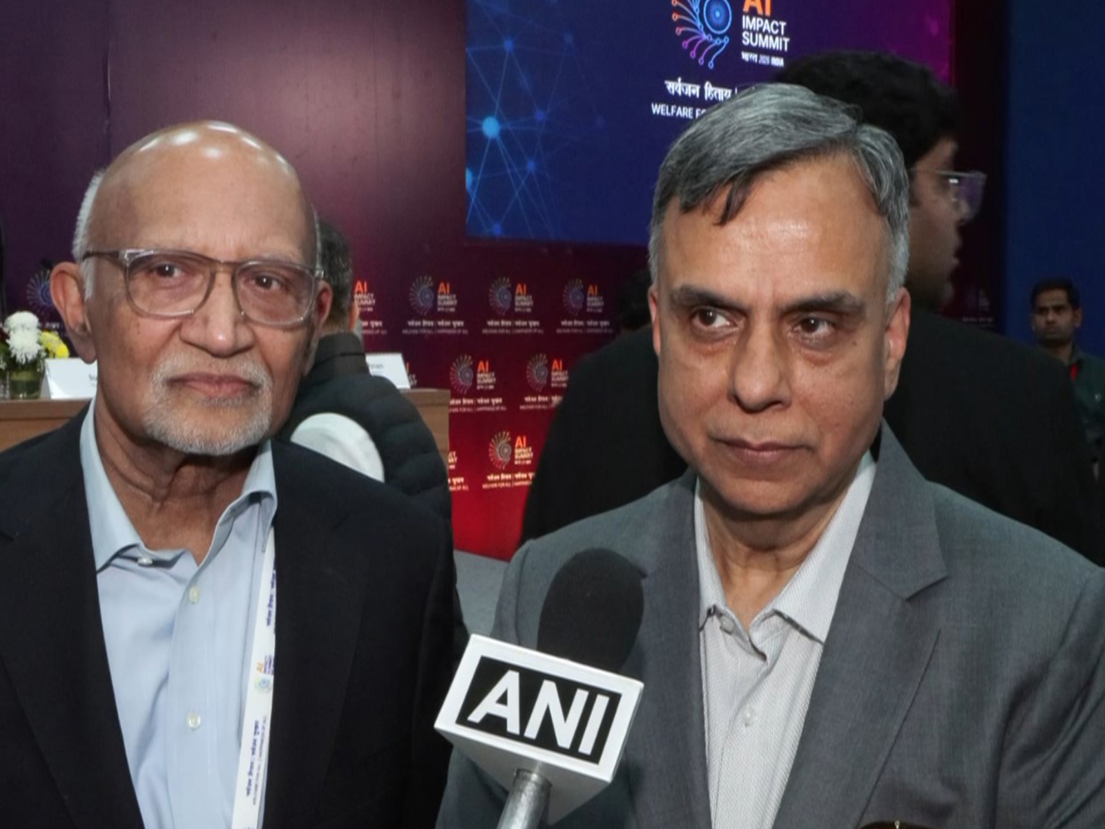 Sudhir Sethi, Founder and Chairman, Chiratae Ventures and Arun Kumar, India Deep Tech Alliance (IDTA) Chair and Managing Partner, Celesta Capital (Photo/ANI)