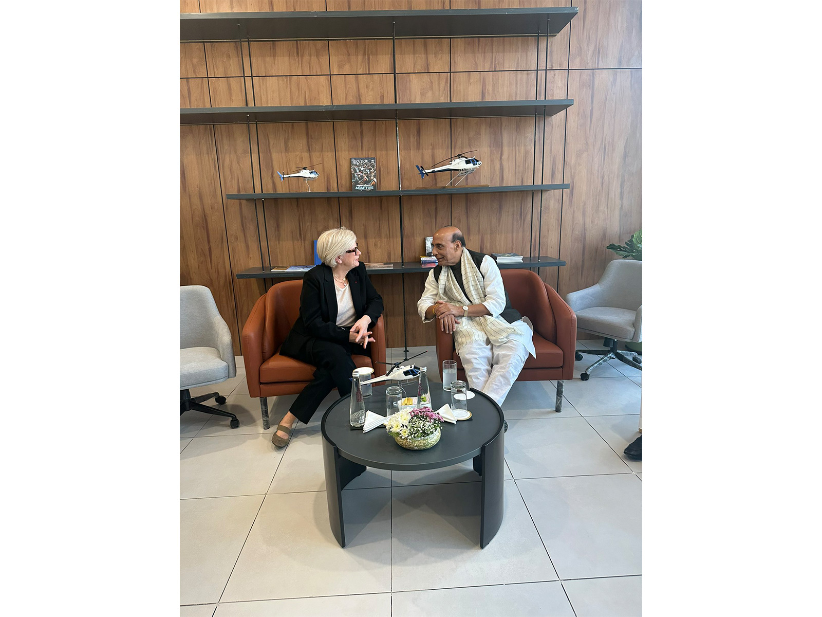  Defence Minister Rajnath Singh and French Defence Minister Catherine Vautrin (Photo: X@CaVautrin)