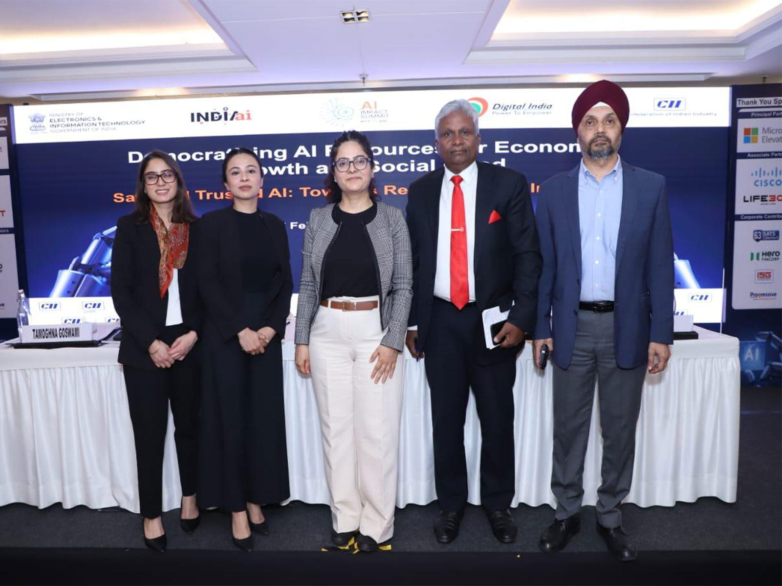 Session Safe and trusted AI: Towards responsible AI innovation (Photo: X@FollowCII)