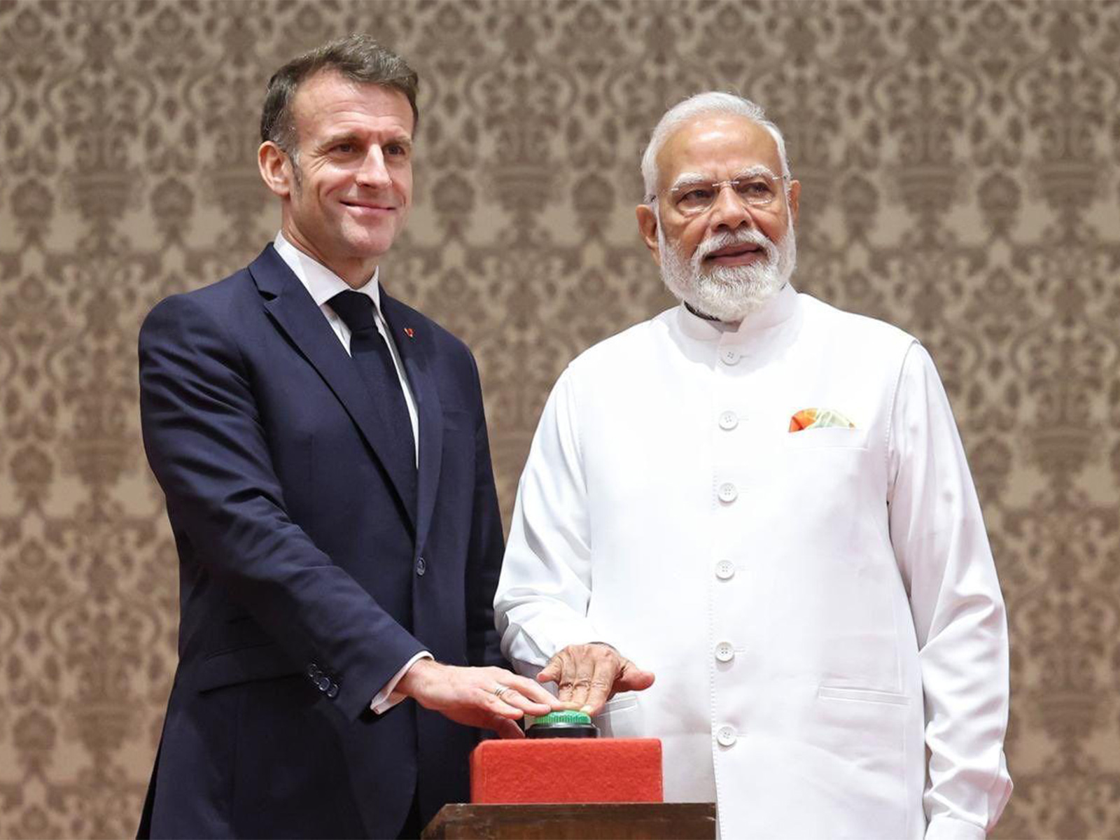 H.E. Mr. Emmanuel Macron, President of the French Republic and Hon'ble Prime Minister of India Shri Narendra Modi officially inaugurate the Indo-French Year of Innovation 2026