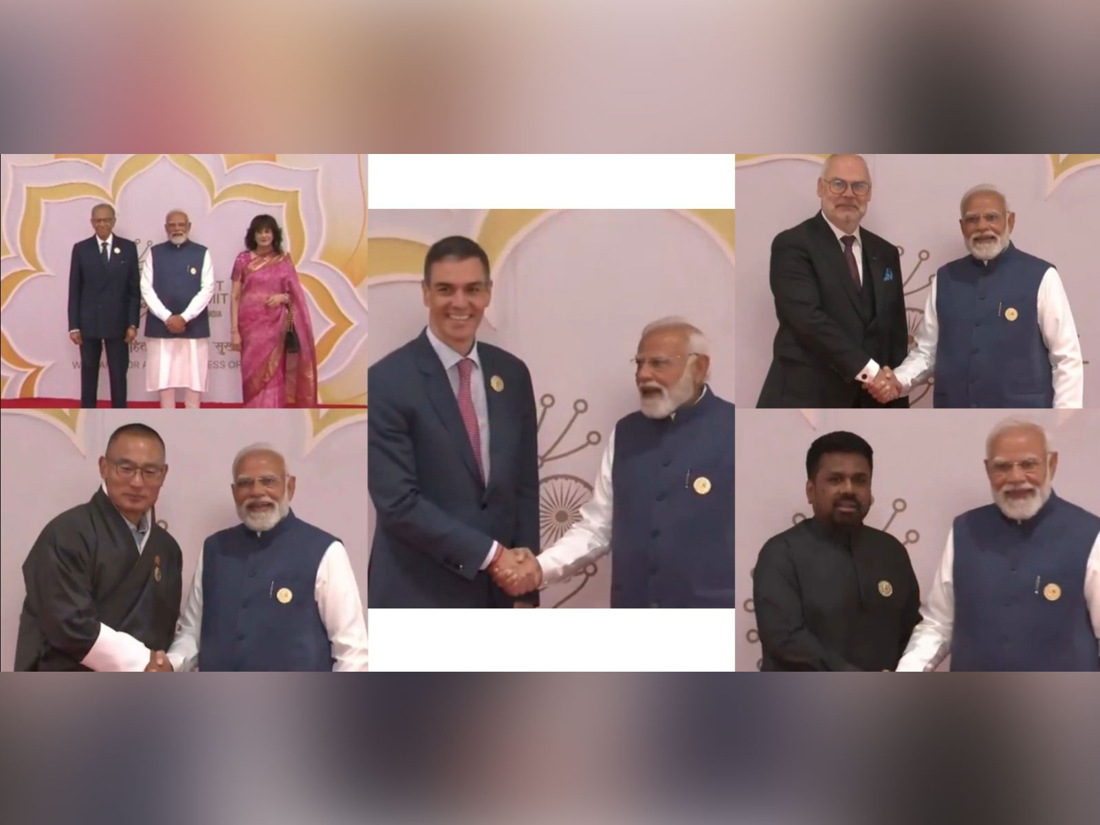 PM Modi welcomes World Leaders at Bharat Mandapam during India AI Impact Summit 2026 (Photo/DDNews)