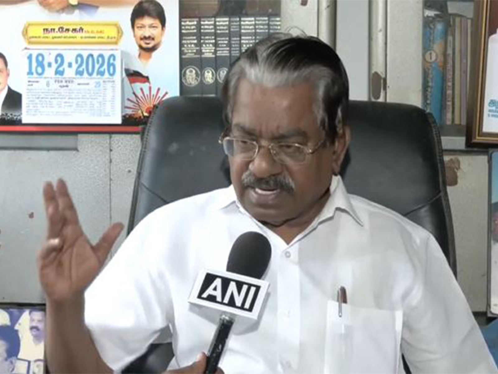 Dravida Munnetra Kazhagam (DMK) spokesperson TKS Elangovan (Photo/ANI)