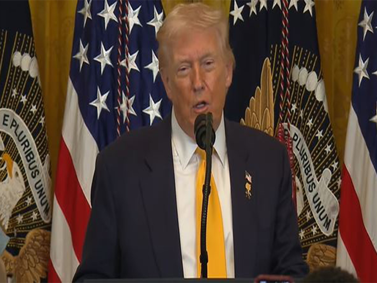 US President Donald Trump (Photo/White House YouTube)