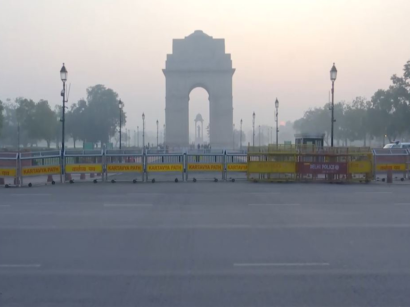 Visual from India Gate (Photo/ANI)