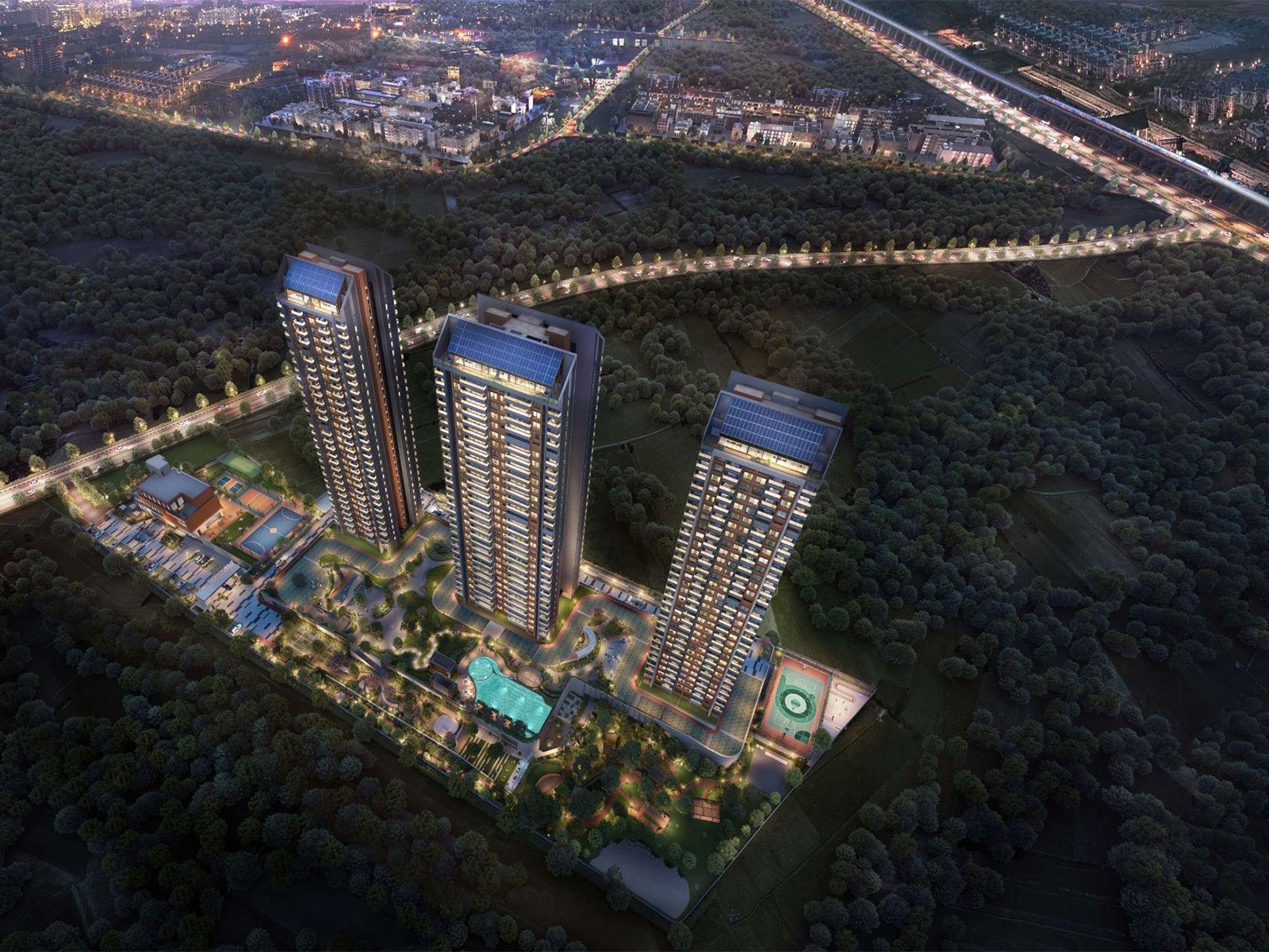 Artistic Impression of Purva Silversky, Electronic City, Bengaluru