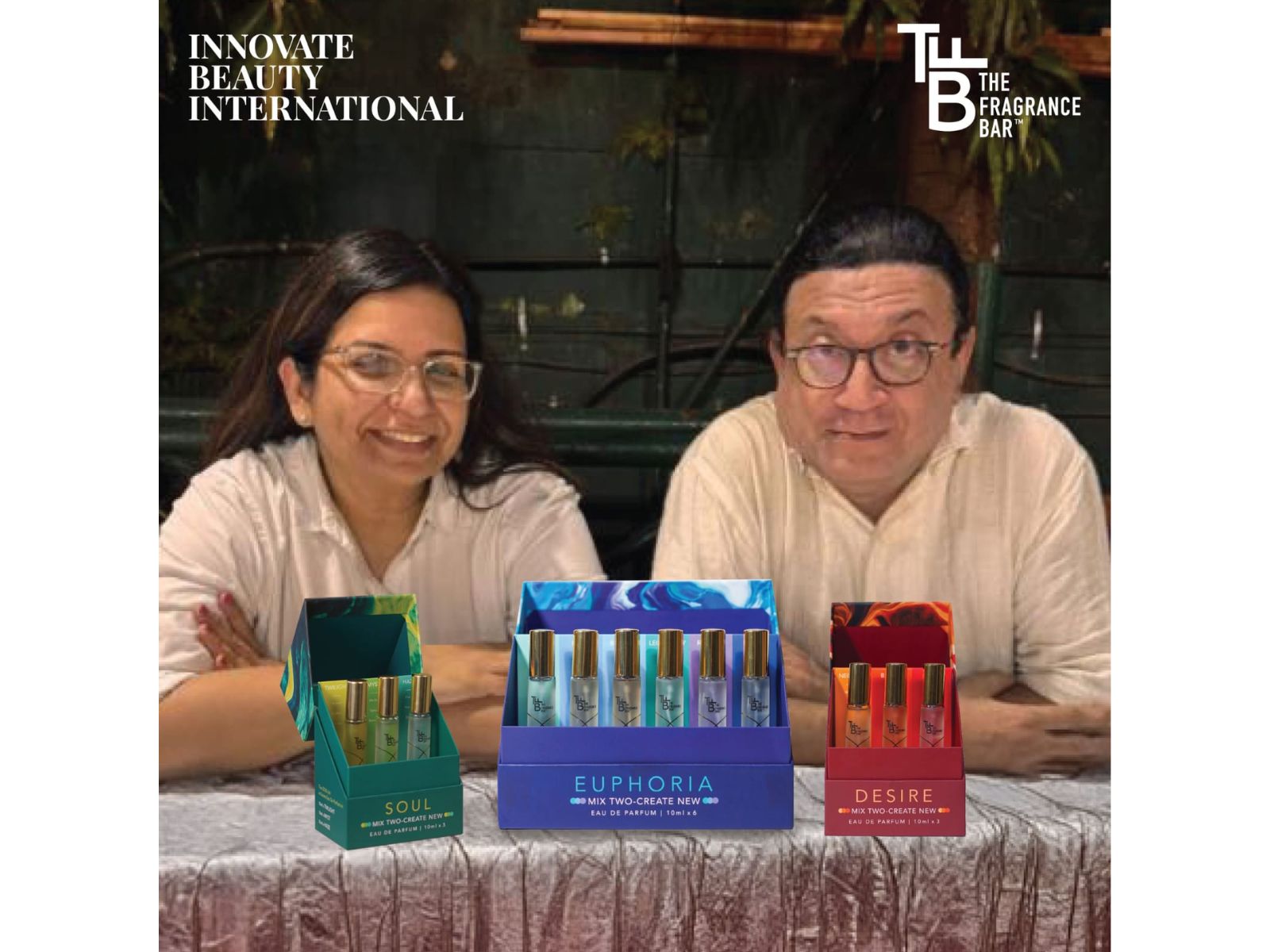 Marketing professionals, Kim Solomon and Villoo Daji start their entrepreneurial journey with The Fragrance Bar's "Mix & Match" fragrance collection