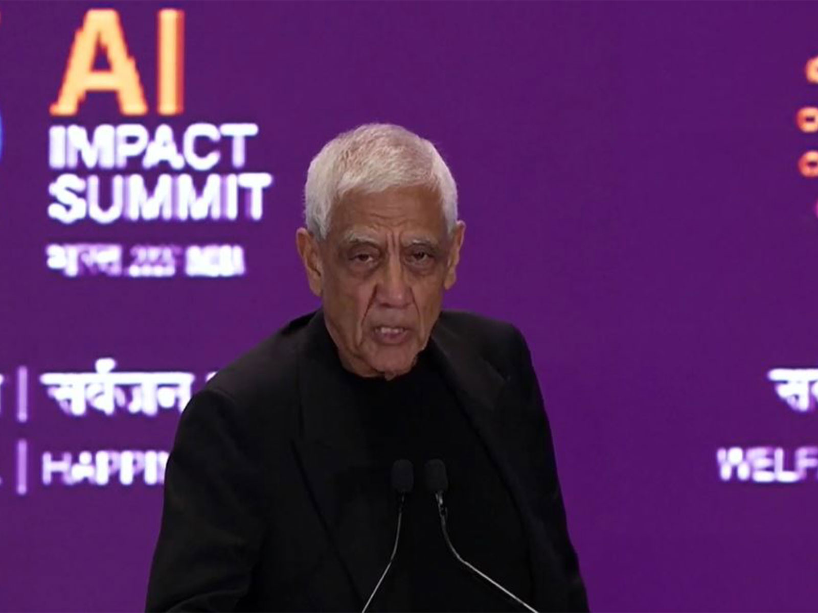 Tech Leader and founder of Sun Microsystems Vinod Khosla (Photo/YoutubeIndiaAI)