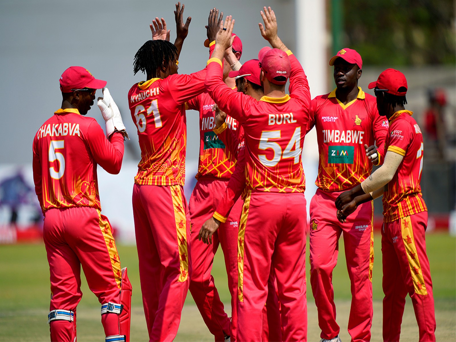 Zimbabwe players celebrating (File Photo/ANI)