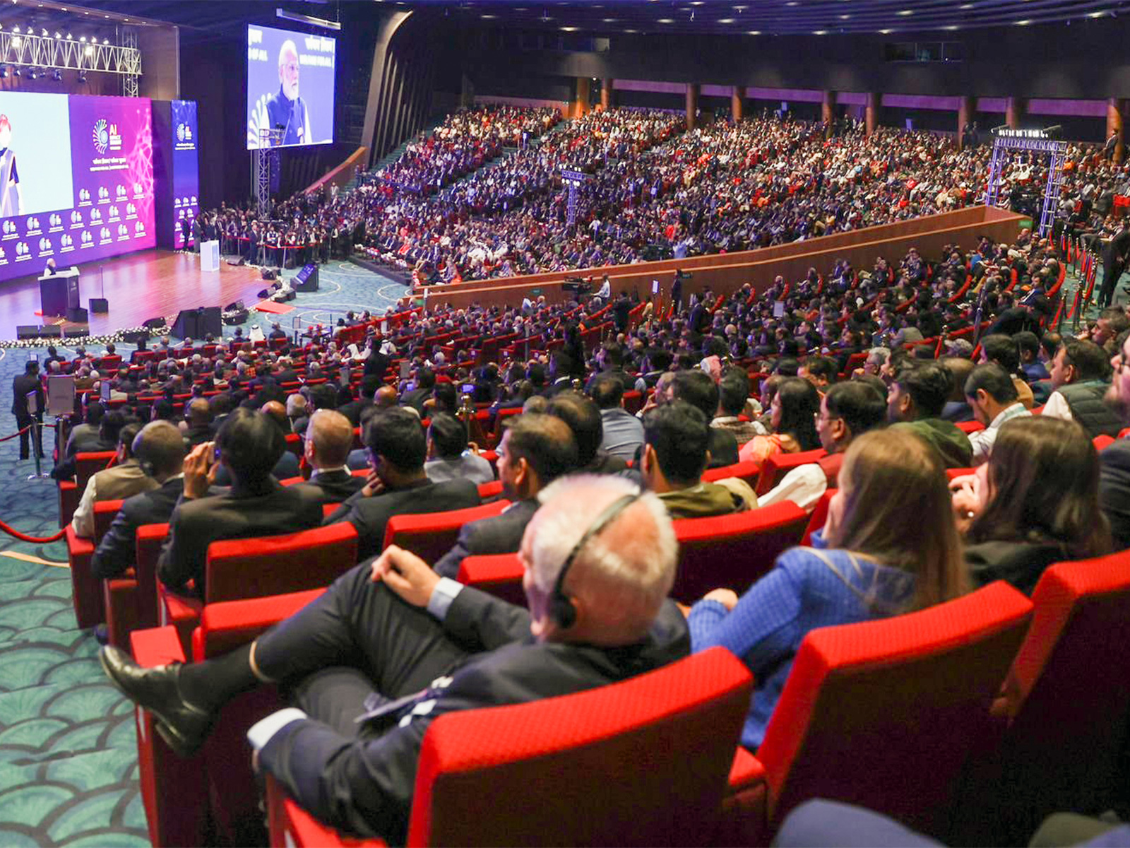 Visuals from AI Impact Summit (Photo/ANI)