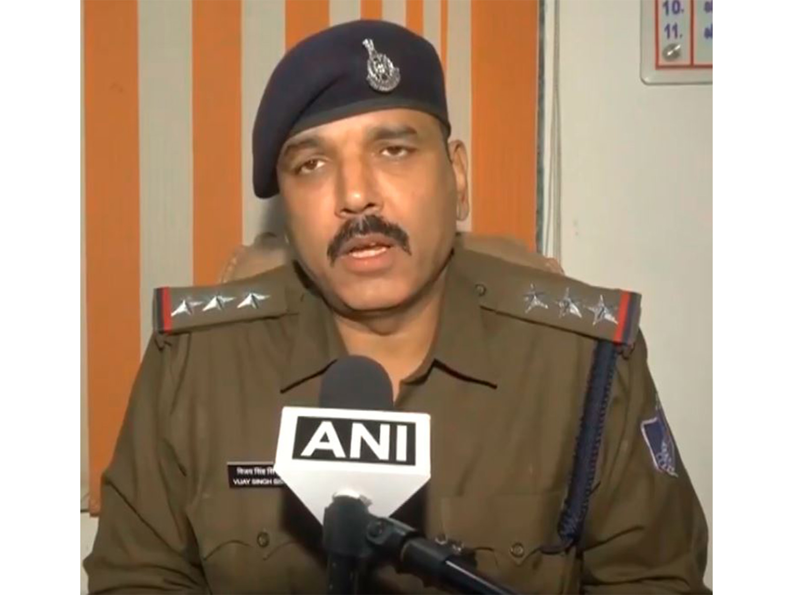 In charge of MG Road Police Station, Vijay Singh Sisodia (Photo/ANI)