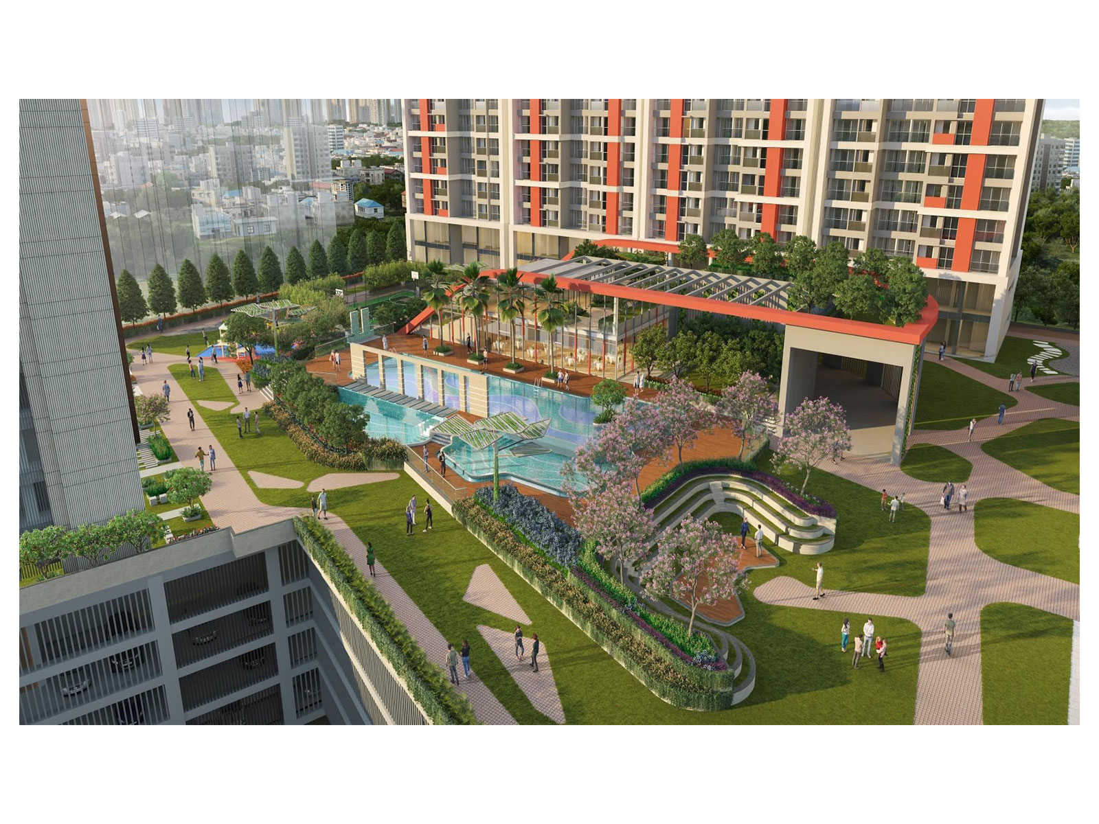 the project will offer 283 units comprising 2 & 3 bed residences