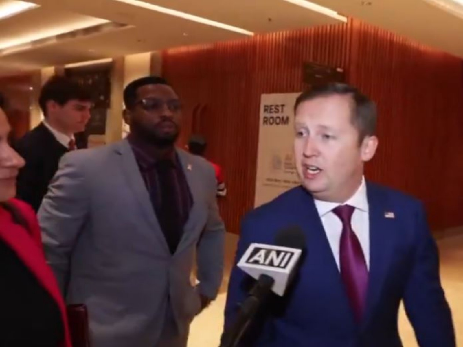 US envoy Sergio Gor at the AI India Impact Summit on February 20, 2026 (Photo/ANI)