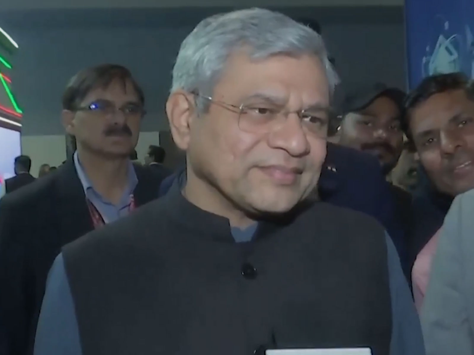 Union Minister Ashwini Vaishnaw at India AI Summit 2026. (Photo/ANI)