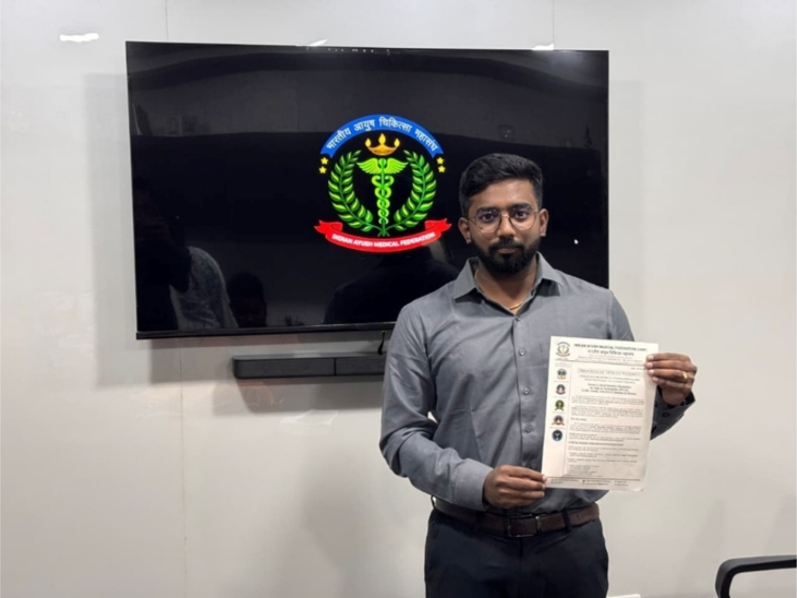 Dr. Aravind Lakshminarayanan, National President Indian AYUSH Medical Federation (IAMF)