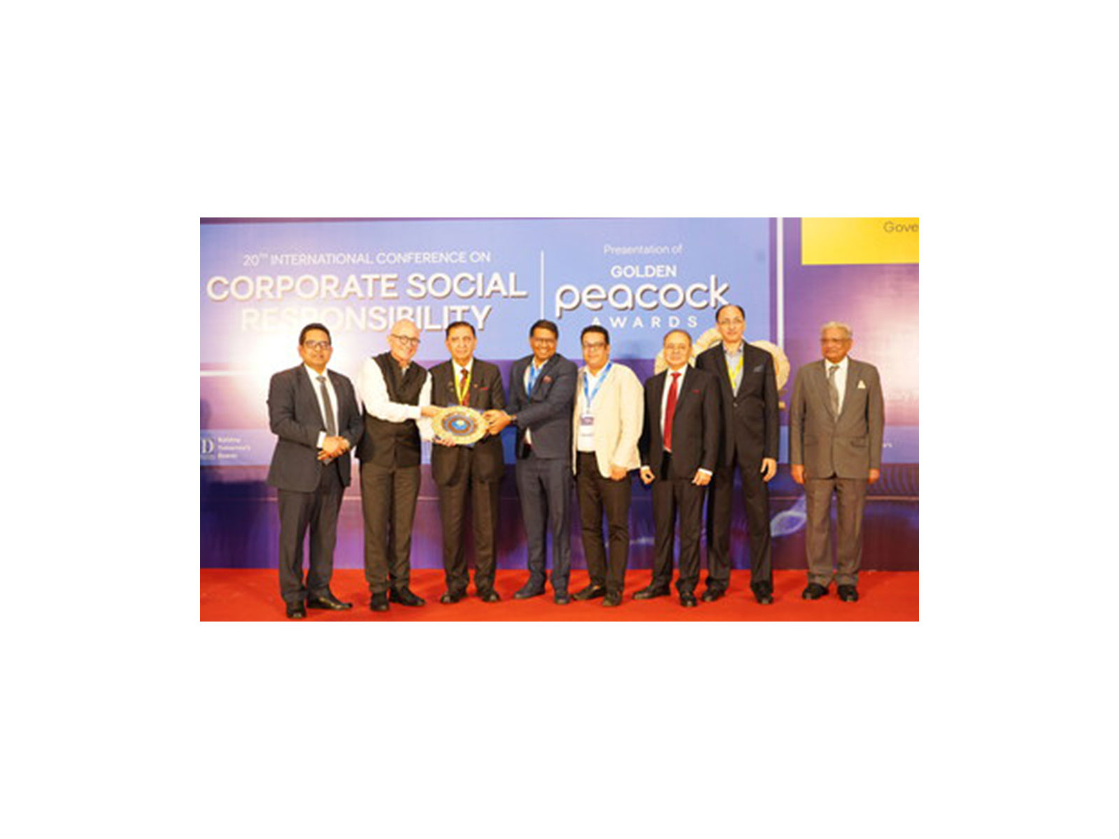 Dainik Bhaskar Group wins prestigious Golden Peacock Award